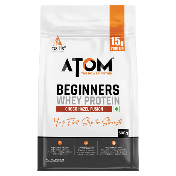AS-IT-IS ATOM Beginners Whey Protein | Accelerates Muscle-building | Increases Body Strength