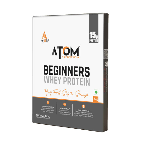 AS-IT-IS ATOM Beginners Whey Protein | Accelerates Muscle-building | Increases Body Strength