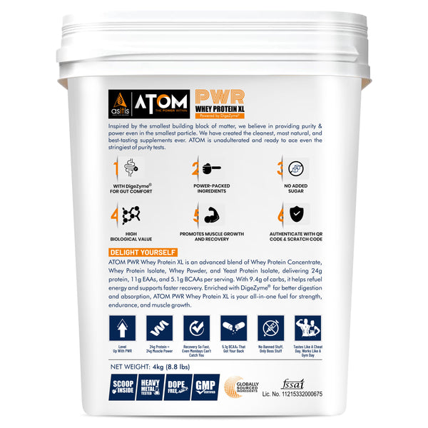 ATOM PWR WHEY PROTEIN XL