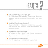 ATOM ALA (Alpha Lipoic Acid) I 60 Veg Capsules