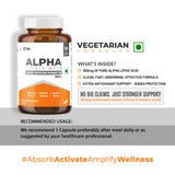 ATOM ALA (Alpha Lipoic Acid) I 60 Veg Capsules
