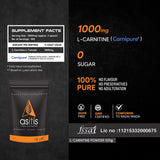 AS-IT-IS Nutrition Pure L-Carnitine L-Tartarate Powder, Amino Acid for Energy & Performance