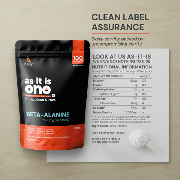 AS-IT-IS One Beta-Alanine Powder