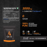AS-IT-IS Nutrition Pure L-Carnitine L-Tartarate Powder, Amino Acid for Energy & Performance