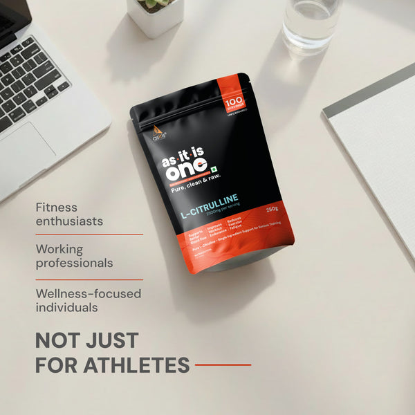 AS-IT-IS Nutrition Pure L-Citrulline Powder, Boosts Nitric oxide & Muscle growth