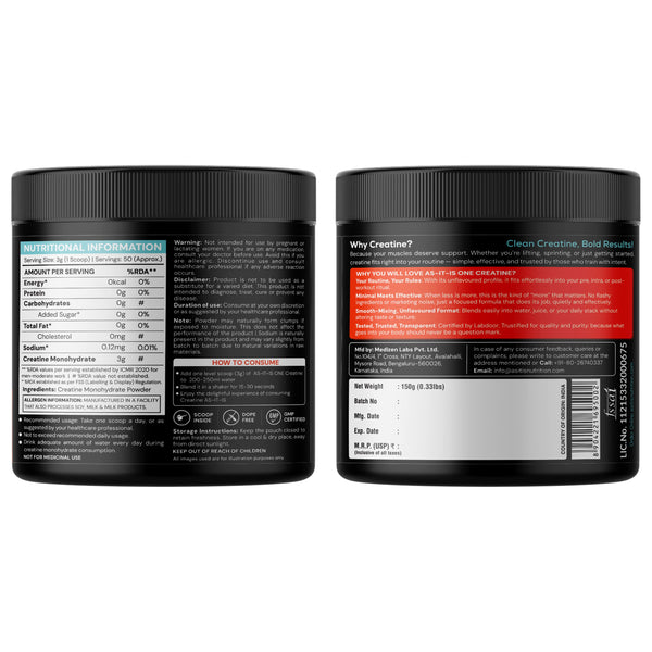 AS-IT-IS One Creatine Monohydrate