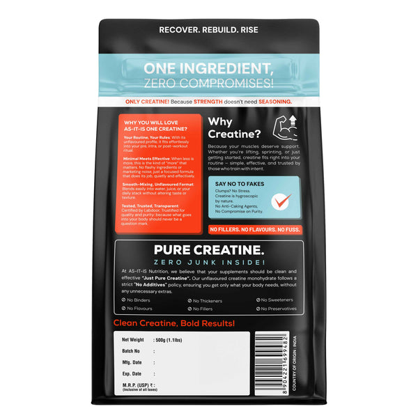 AS-IT-IS One Creatine Monohydrate