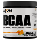 AS-IT-IS ATOM BCAA 250g with L-arginine, L-Carnitine, L-Citrulline for Energy Burst & Athletic Performance