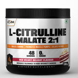 ATOM L Citrulline Malate 2:1 -| 0 Sugar | Improves Tolerance to High-Intensity Exercise | Builds Stamina |