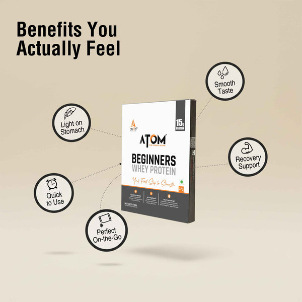 AS-IT-IS ATOM Beginners Whey Protein | Accelerates Muscle-building | Increases Body Strength