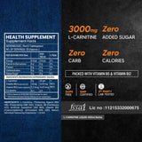 ATOM L- Carnitine 3000mg Liquid, Helps Convert Fat into Energy, With Vit. B6, B12