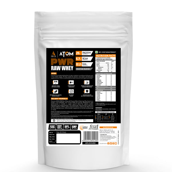 AS-IT-IS Nutrition ATOM PWR Whey Protein with Enzymes
