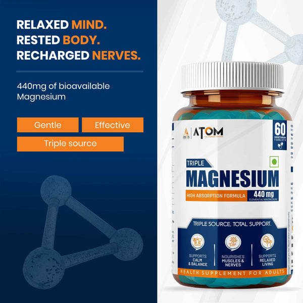 ATOM Triple Magnesium - 60 Tablet
