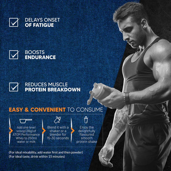 AS-IT-IS ATOM Performance Whey  | With Safed Musli & Mucuna Pruriens | For Faster Recovery | Highly Bioavailable