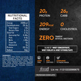 AS-IT-IS ATOM High Protein Bar | 20g Protein | Zero Transfat | Zero Added Sugar | Whey Protein Concentrate, Isolate & Hydrolysate as Protein Source | Pack of 6 (60g x 6)