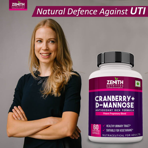 Cranberry + D-Mannose - 60 Veg caps