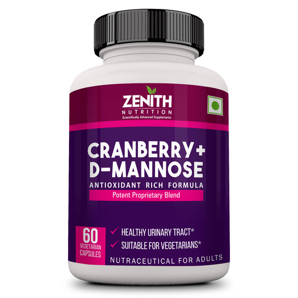 Cranberry + D-Mannose - 60 Veg caps