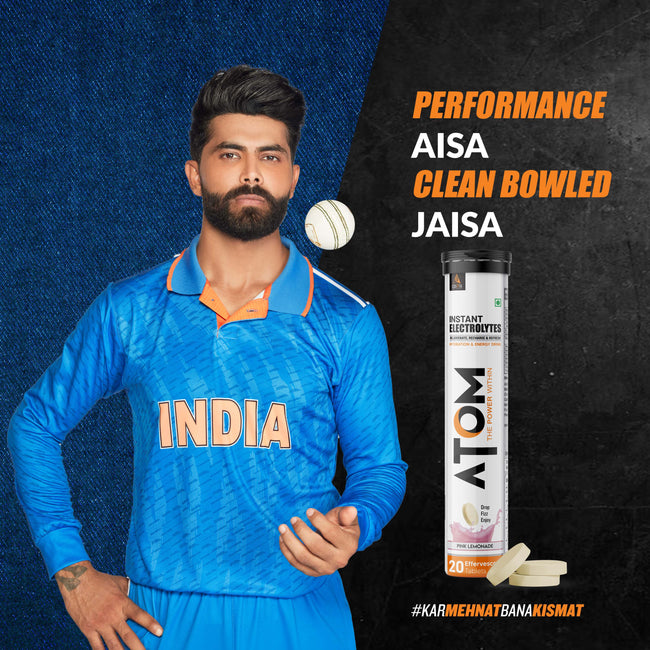 ATOM Electrolyte Effervescent 20 Tablets | Pink Lemonade