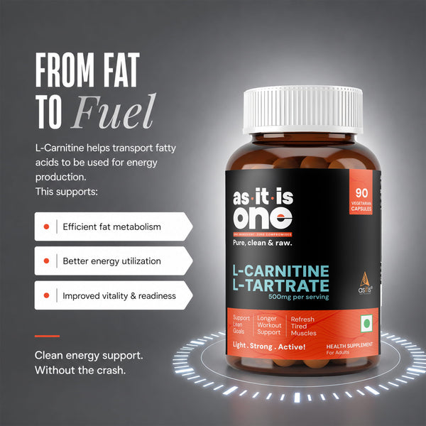 AS-IT-IS Nutrition L-Carnitine Capsules