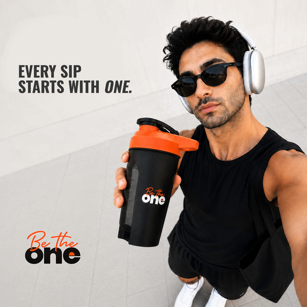 AS-IT-IS One Shaker, Leak Proof, Food Grade BPA Free with Measurement with Mixer Ball- 400ml