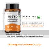 ATOM Testobooster I Testosterone for Men I 60 Veg Tablets