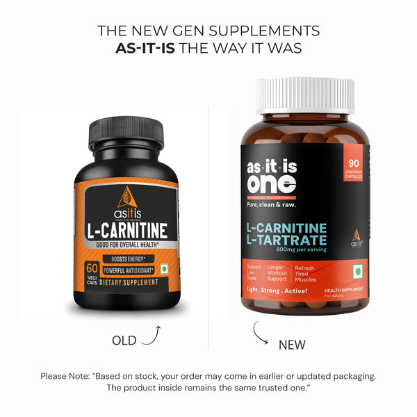 AS-IT-IS Nutrition L-Carnitine Capsules