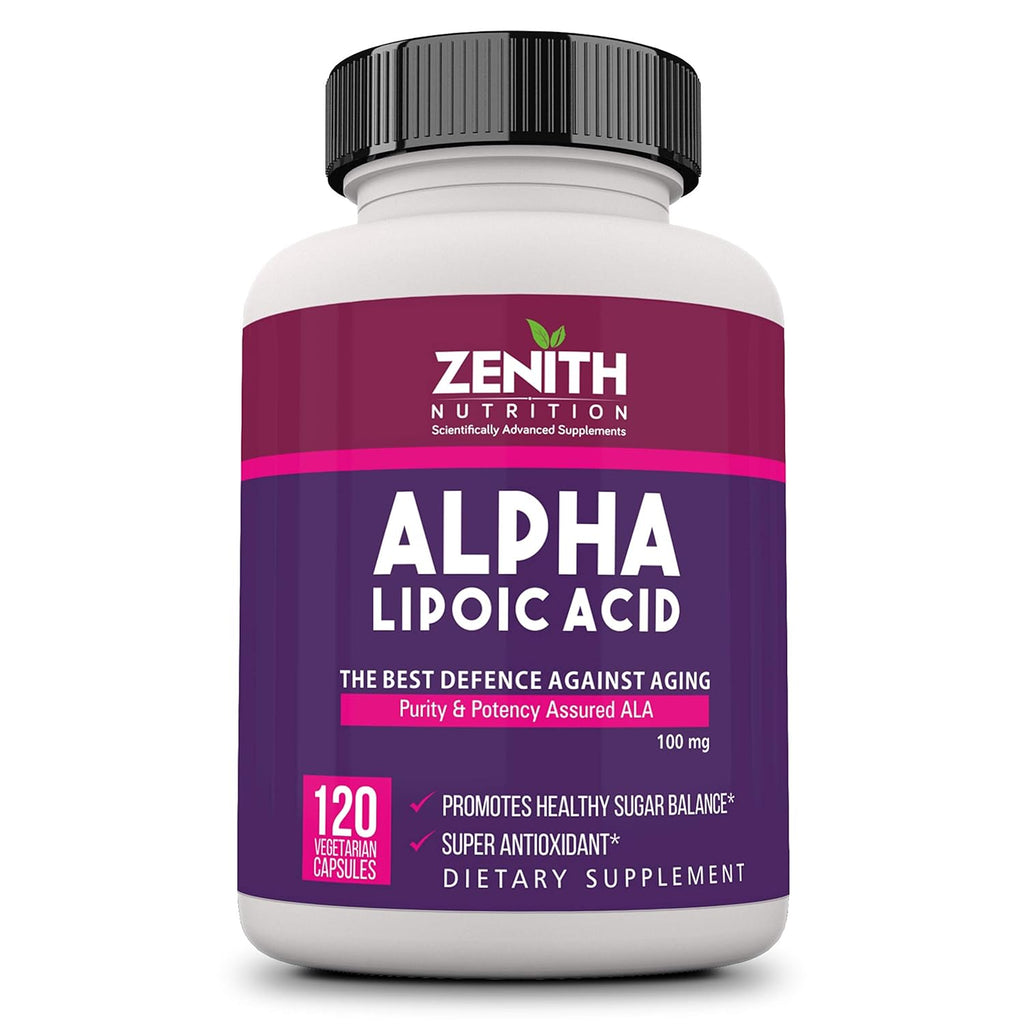 Zenith Alpha Lipoic Acid - 120 Veg caps