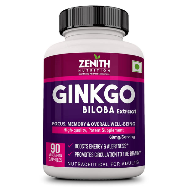 Ginkgo Biloba 60mg-90 Veg caps