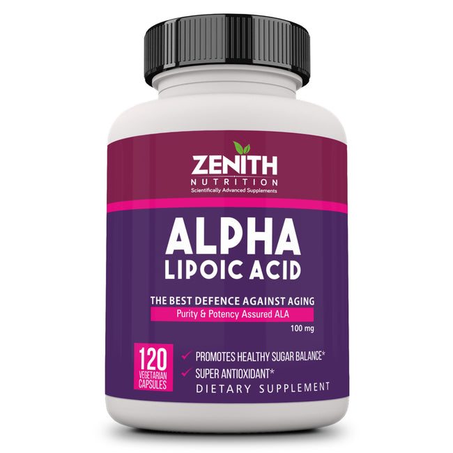 Zenith  Alpha Lipoic Acid - 120 Veg caps