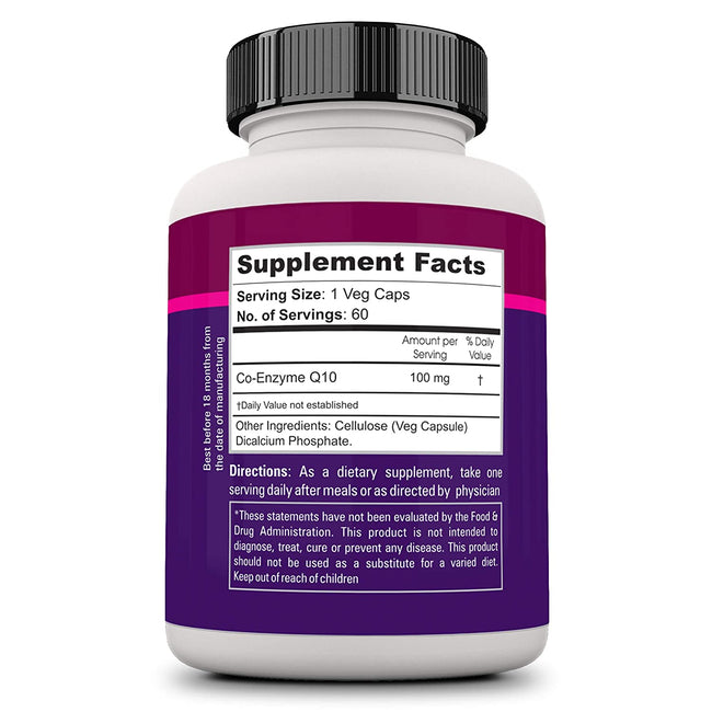 Zenith  CoQ10 100mg - 60 Veg caps