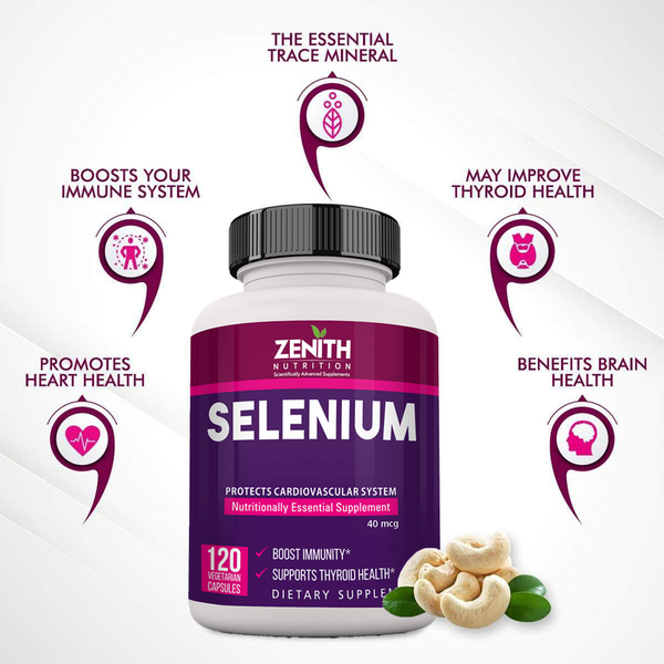 Selenium 40mcg - 120 Veg caps