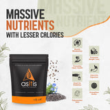 AS-IT-IS Organic Chia Seeds - 350g | Vegan Source of Protein | Antioxidant-Rich | High In Fibre