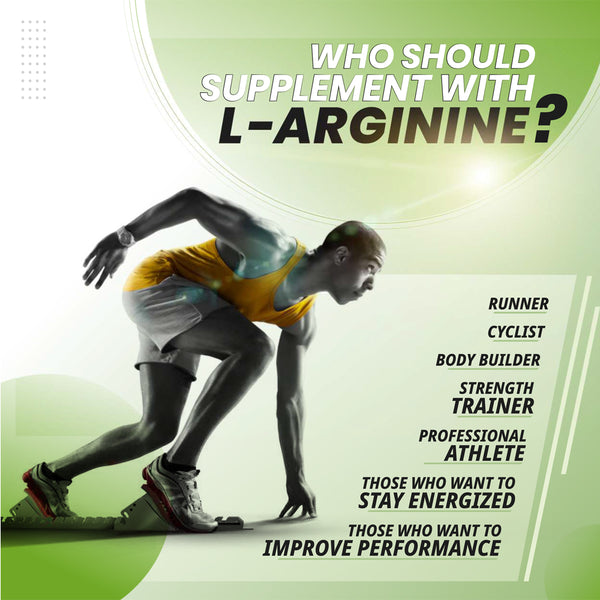 Zenith Sports L-Arginine - 60 VegiCaps | 1000mg per serving of 2 caps | Muscle Building | Promotes Stamina & Endurance