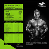 Zenith Nutrition Whey Protein with Enzymes for Digestion | 26g protein | Natural Sweetener (Kesar Kulfi )