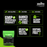 Zenith Whey Protein with Enzymes for Digestion | 26g protein | Natural Sweetener –  (French Vanilla)