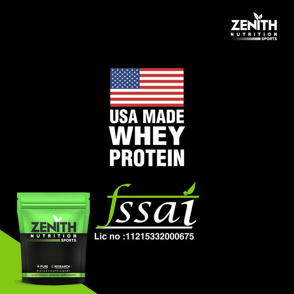 Zenith Whey Protein with Enzymes for Digestion | 26g protein | Natural Sweetener –  (French Vanilla)