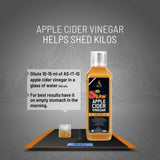 AS-IT-IS Raw Apple Cider Vinegar With “Mother” – 500ml Unfiltered & Undiluted - As-It-Is Nutrition