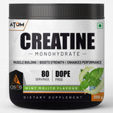 AS-IT-IS ATOM Creatine Monohydrate | Dope Free | Enhances Performance | Promotes Muscle Gains |