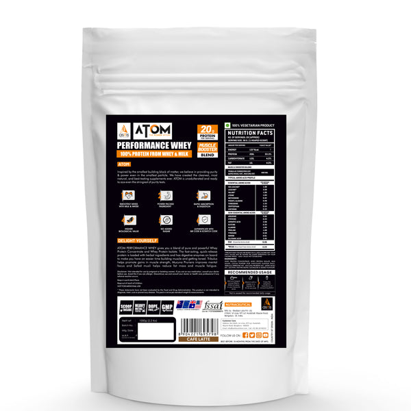 AS-IT-IS ATOM Performance Whey  | With Safed Musli & Mucuna Pruriens | For Faster Recovery | Highly Bioavailable