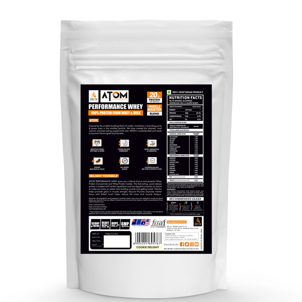 AS-IT-IS ATOM Performance Whey  | With Safed Musli & Mucuna Pruriens | For Faster Recovery | Highly Bioavailable