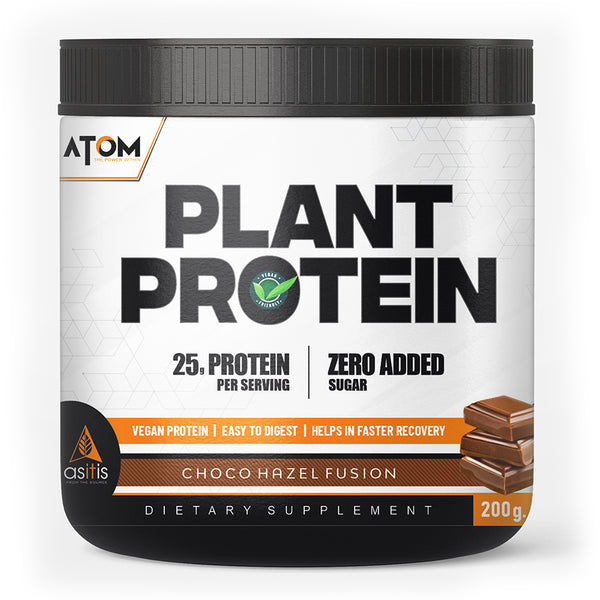 AS-IT-IS ATOM Plant Protein 1kg | 25g Protein | Amino Profile similar to Whey | Easy to Digest | Vegan