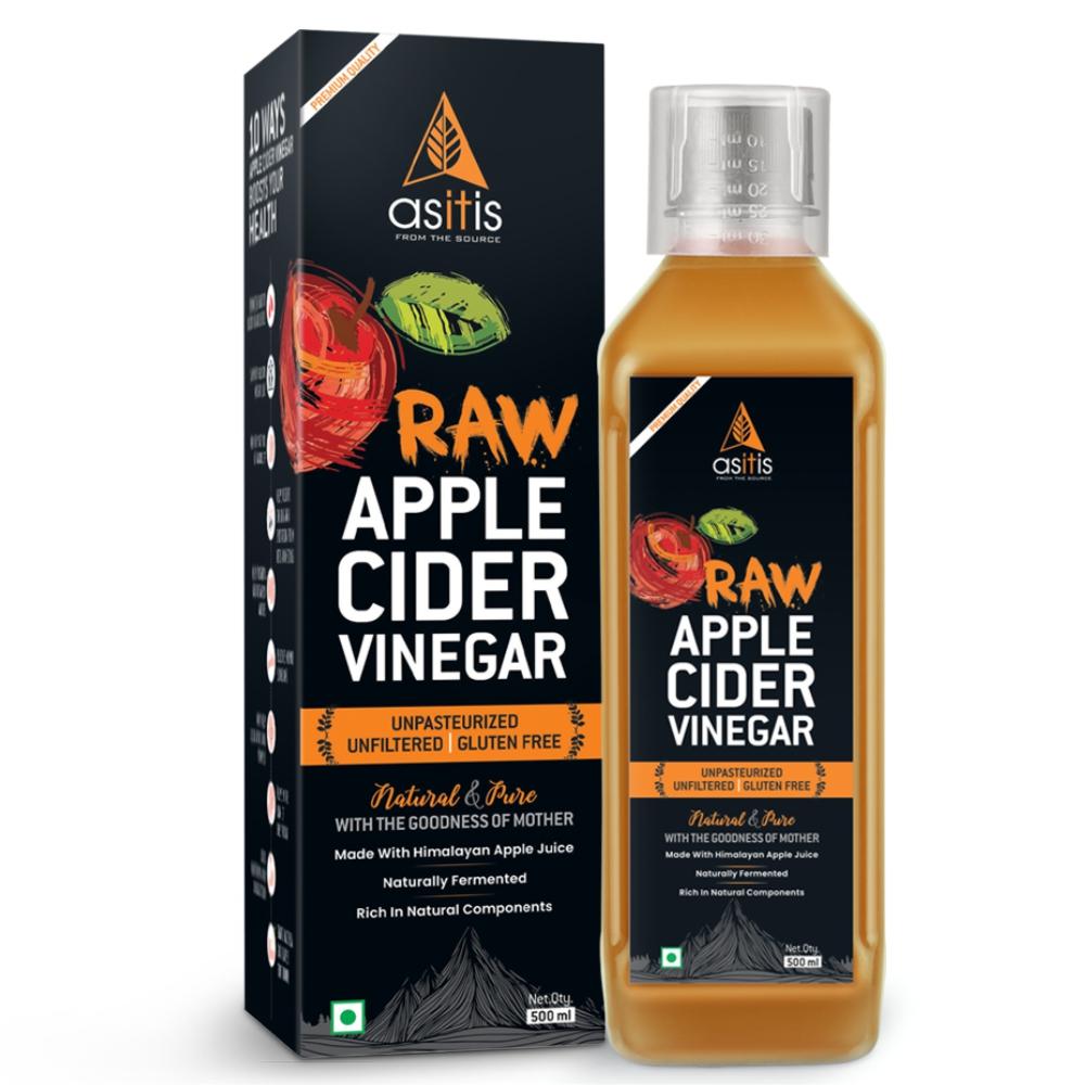 AS-IT-IS Nutrition Raw Apple Cider Vinegar With “Mother” – 500ml Unfiltered & Undiluted