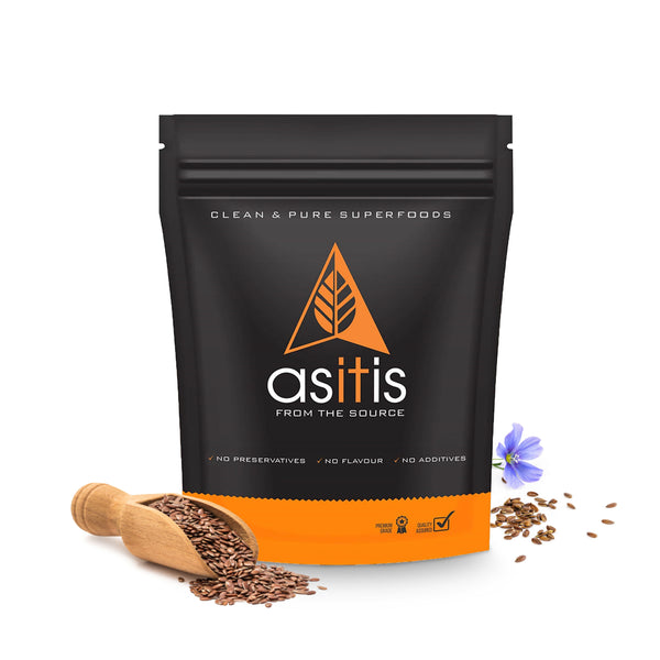 Organic Flax Seeds Online - 600g | Excellent Vegan Source Of Omega-3s | Antioxidant-Rich | Fibre-Rich | Nutritious