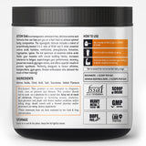 AS-IT-IS ATOM EAA (Essential Amino Acids) 100g | 2:1:1 BCAA Ratio | 9.6g EAA | Zero Added Sugar | 9 Servings | Tangy Orange Flavor