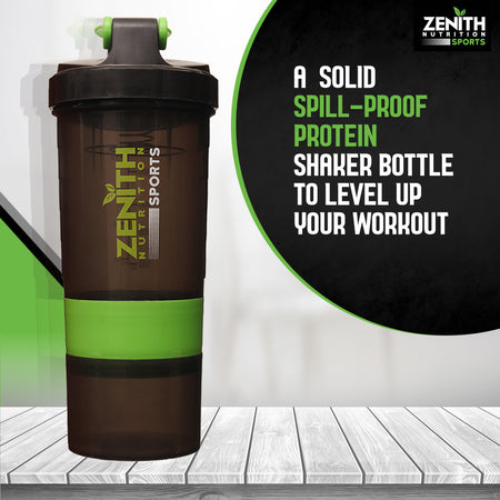 Zenith Nutrition Mass Gainer++ with Enzyme blend | 17gm Protein | 51gm Carbs | Added Glutamine | Lab tested (Kesar Kulfi)