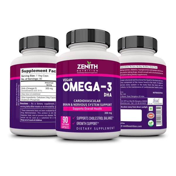 Vegan Omega-3 Dha - 90 Veg caps