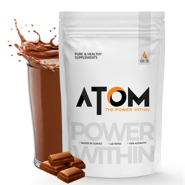 AS-IT-IS ATOM ISO Whey Gold 1Kg | 28g Protein | 100% Whey Protein Isolate | Prevents Muscle Loss | Faster Muscle Recovery