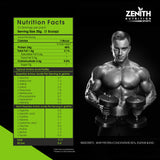 Zenith Nutrition Raw Whey Protein 80% | USA Made | with Digestive Enzymes (Unflavoured) 1 KG