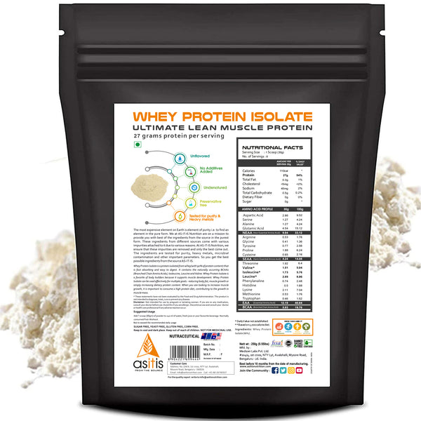 AS-IT-IS Nutrition Whey Protein Isolate / Best Whey Protein Brand in India