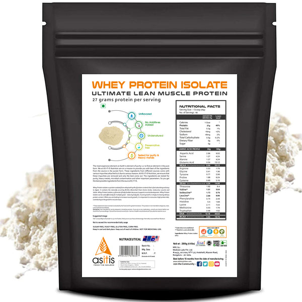 AS-IT-IS Nutrition Whey Protein Isolate / Best Whey Protein Brand in India